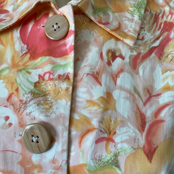 Coldwater Creek Spring Suit blazer Dress Casual size S, floral print. - Picture 11 of 15